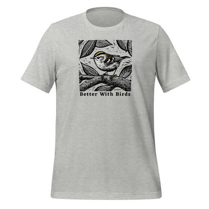 Golden-Crowned Kinglet Lightweight Cotton T-shirt