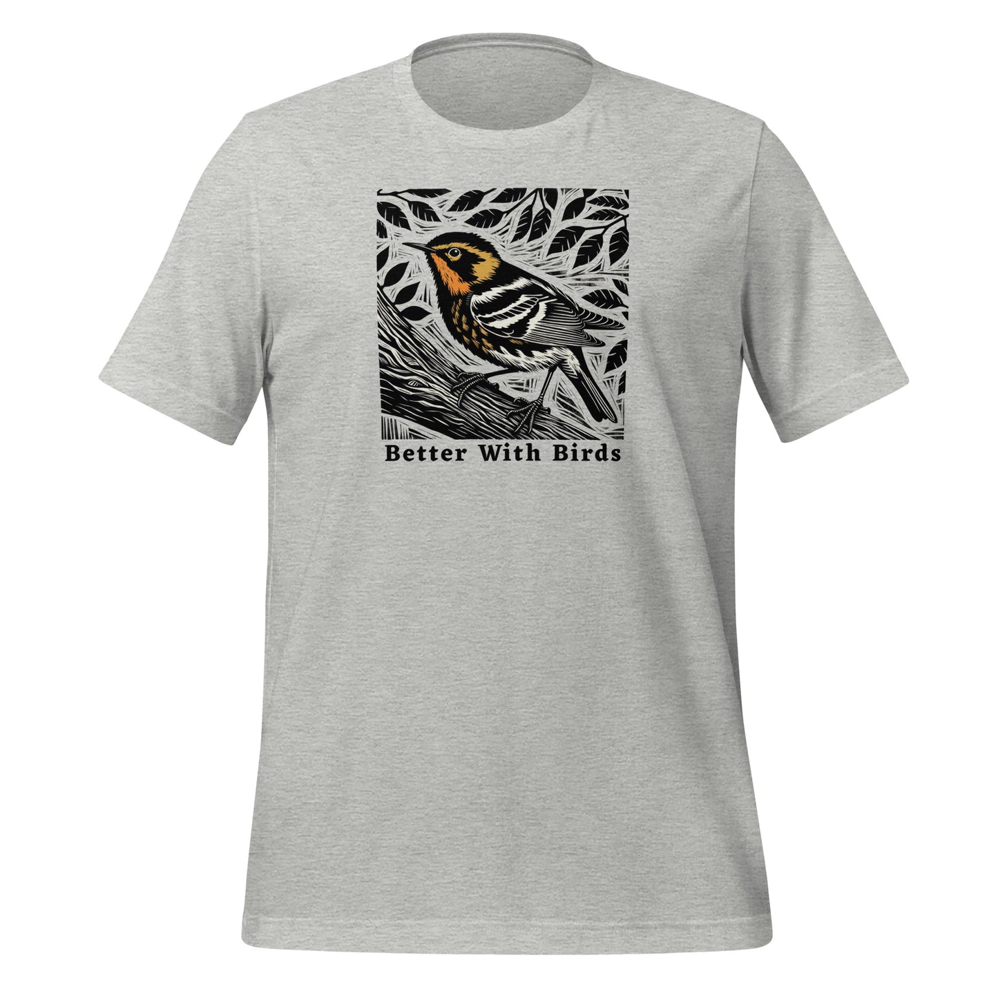 Blackburnian Warbler Lightweight Cotton Unisex T-Shirt