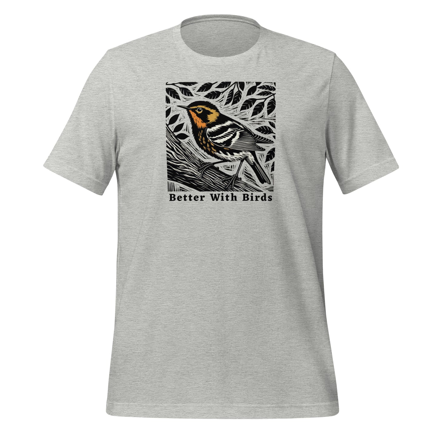 Blackburnian Warbler Lightweight Cotton Unisex T-Shirt