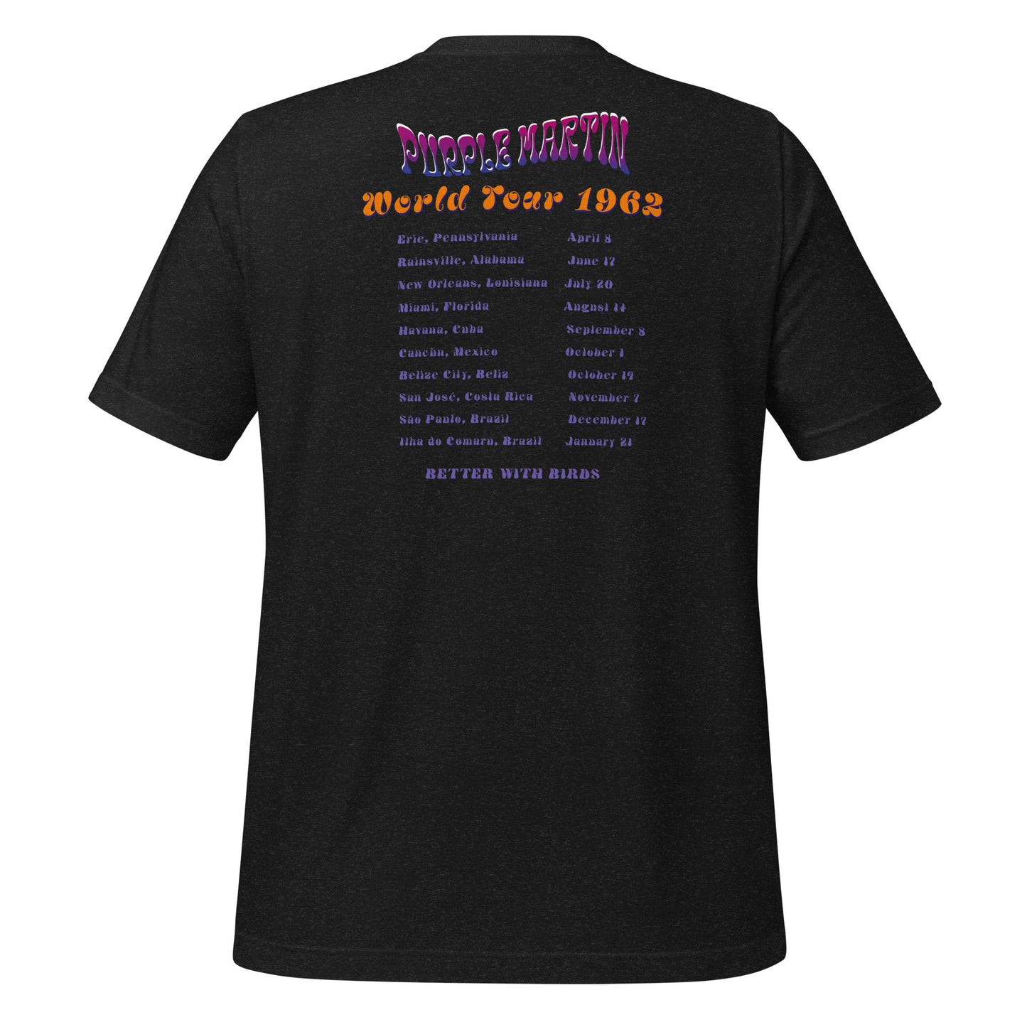 Purple Martin Lightweight Cotton Unisex T-Shirt