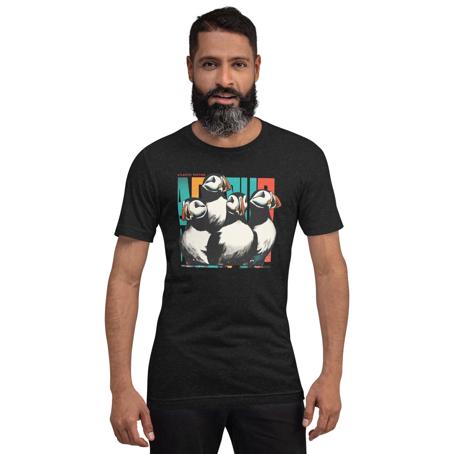 Atlantic Puffins Lightweight Cotton Unisex T-Shirt