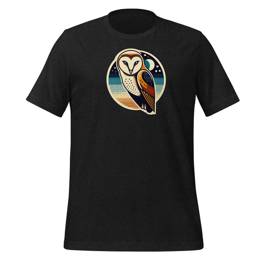 Barn Owl Lightweight Cotton Unisex T-Shirt