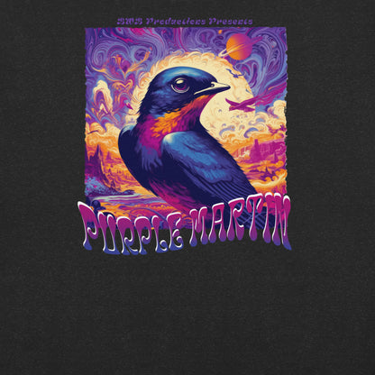 Purple Martin Lightweight Cotton Unisex T-Shirt