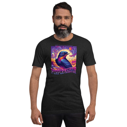 Purple Martin Lightweight Cotton Unisex T-Shirt