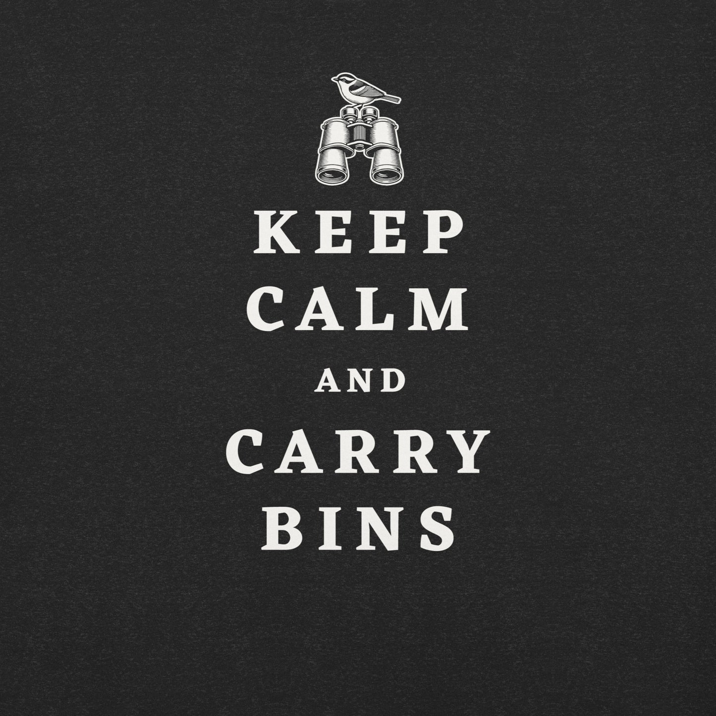 Keep Calm and Carry Bins Lightweight Cotton Unisex T-Shirt