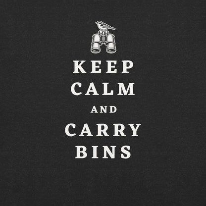 Keep Calm and Carry Bins Lightweight Cotton Unisex T-Shirt