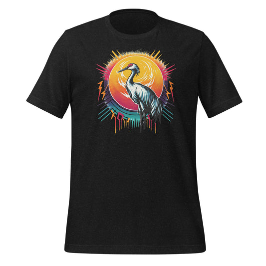 Sandhill Crane Unisex Lightweight Cotton T-shirt