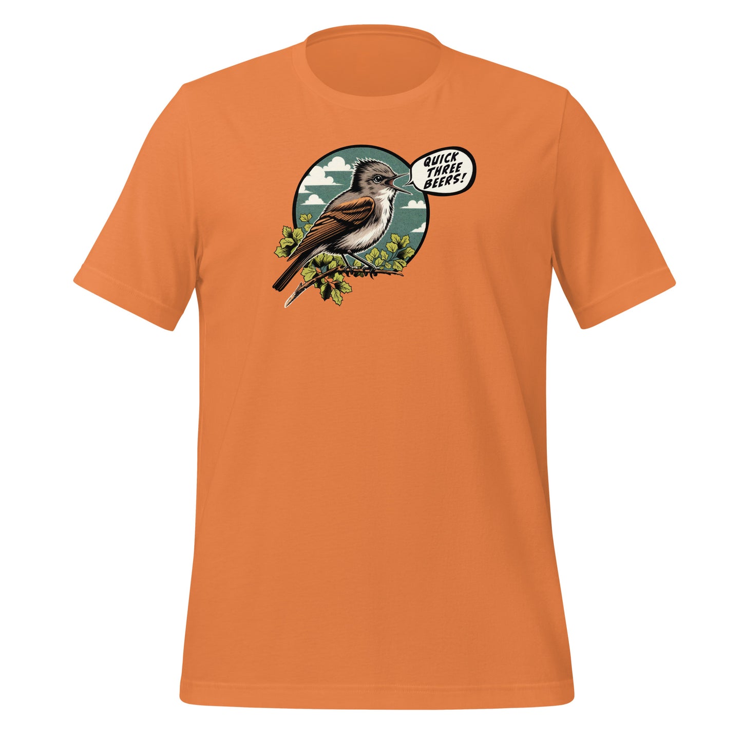 Olive-Sided Flycatcher Lightweight Cotton Unisex T-Shirt