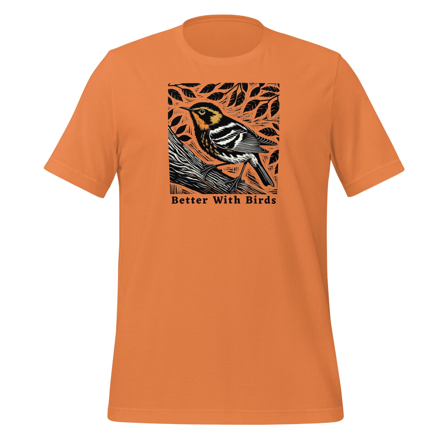 Blackburnian Warbler Lightweight Cotton Unisex T-Shirt