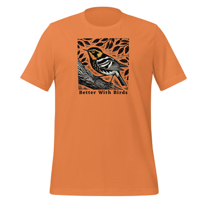 Blackburnian Warbler Lightweight Cotton Unisex T-Shirt