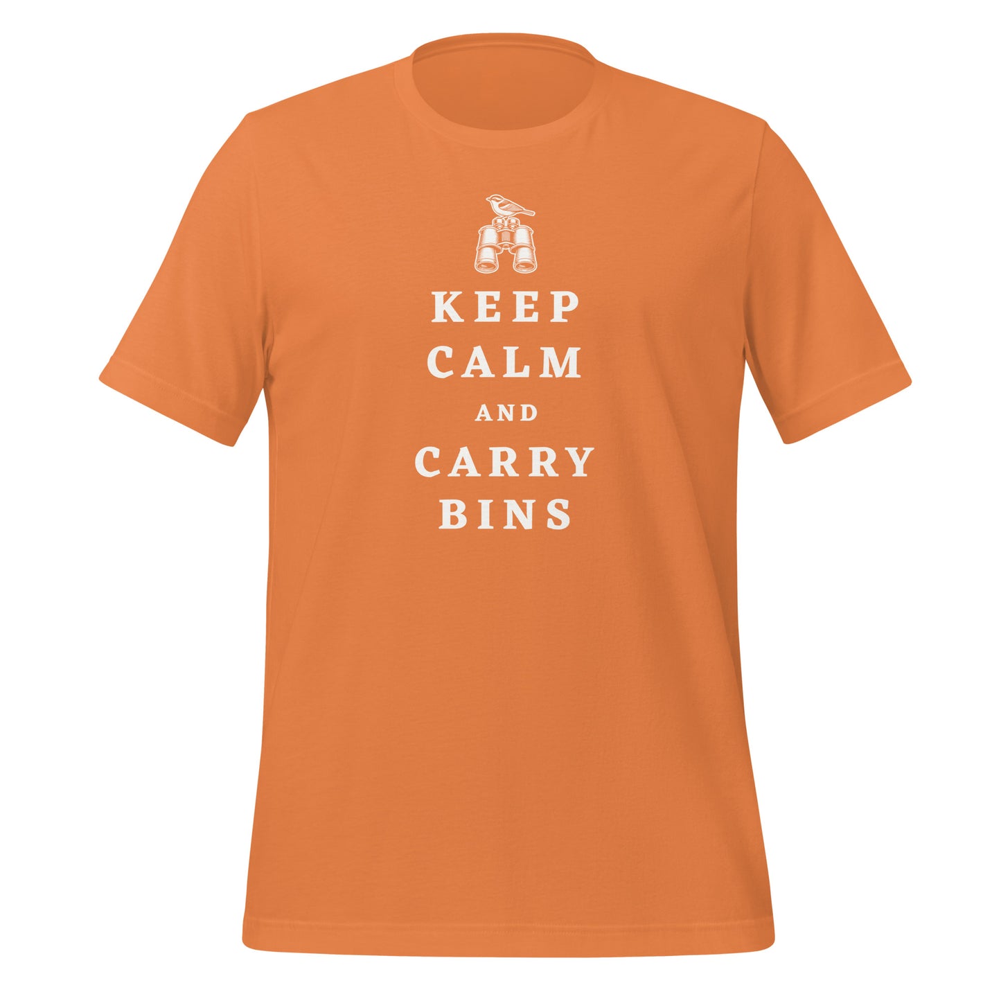 Keep Calm and Carry Bins Lightweight Cotton Unisex T-Shirt