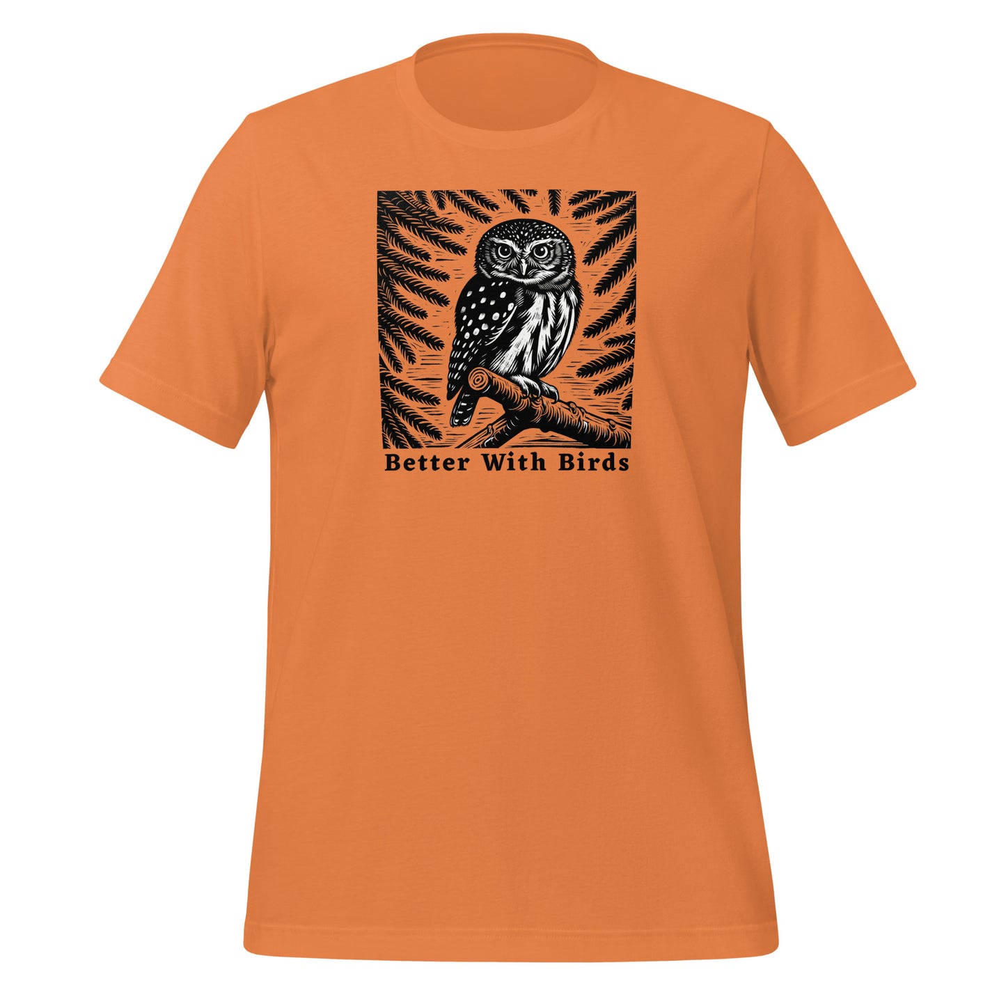 Pygmy Owl Lightweight Cotton Unisex T-Shirt