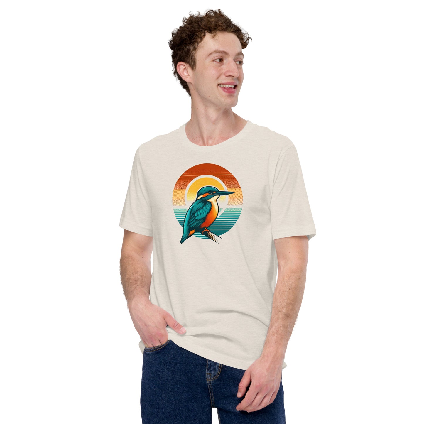 Kingfisher Unisex Lightweight Cotton T-shirt