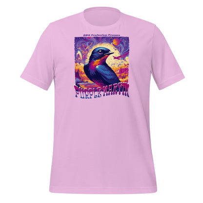 Purple Martin Lightweight Cotton Unisex T-Shirt