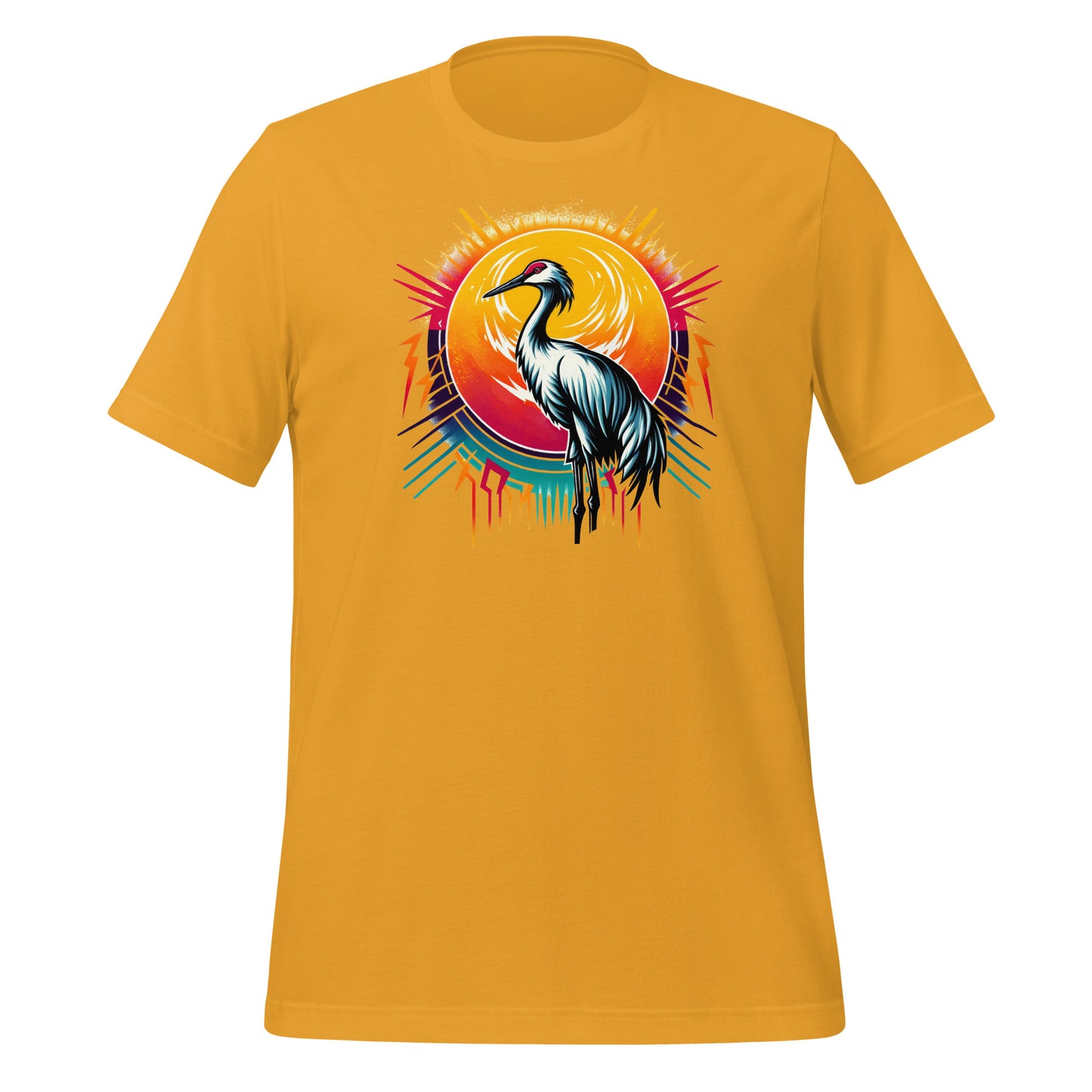 Sandhill Crane Unisex Lightweight Cotton T-shirt