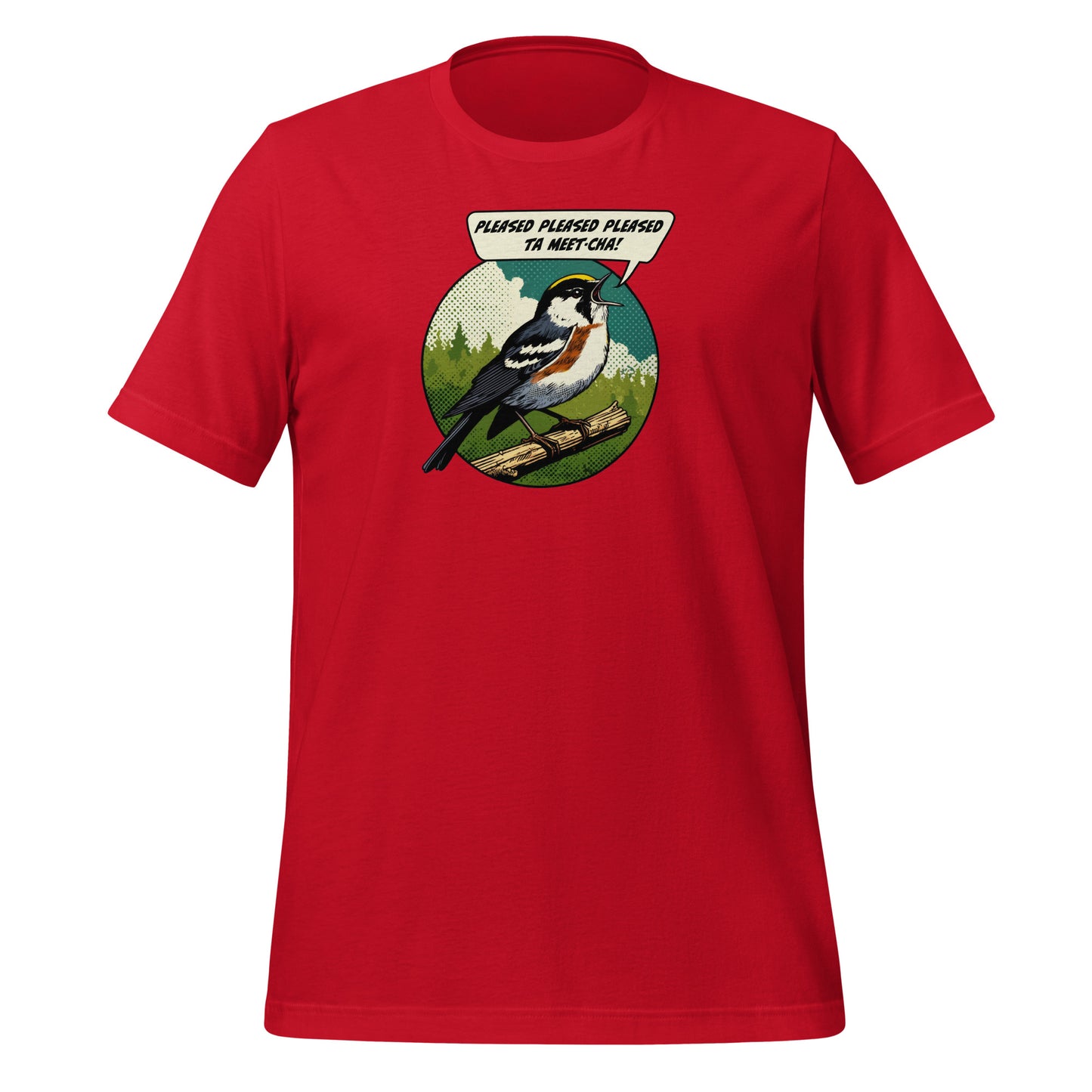 Chestnut-Sided Warbler Lightweight Cotton Unisex T-Shirt