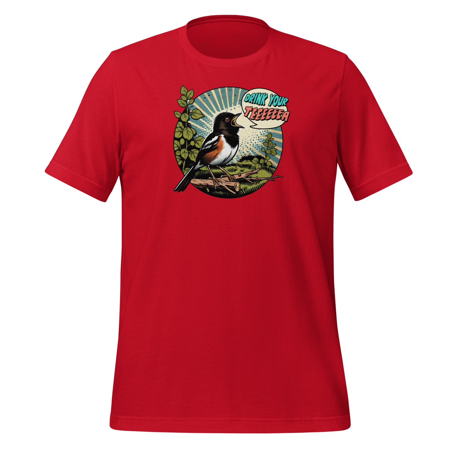 Eastern Towhee Lightweight Cotton Unisex T-Shirt