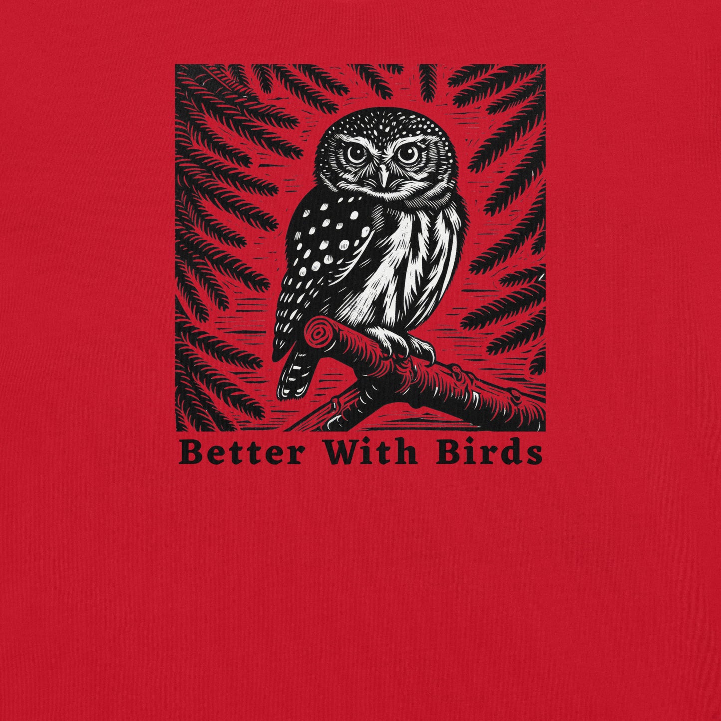 Pygmy Owl Lightweight Cotton Unisex T-Shirt