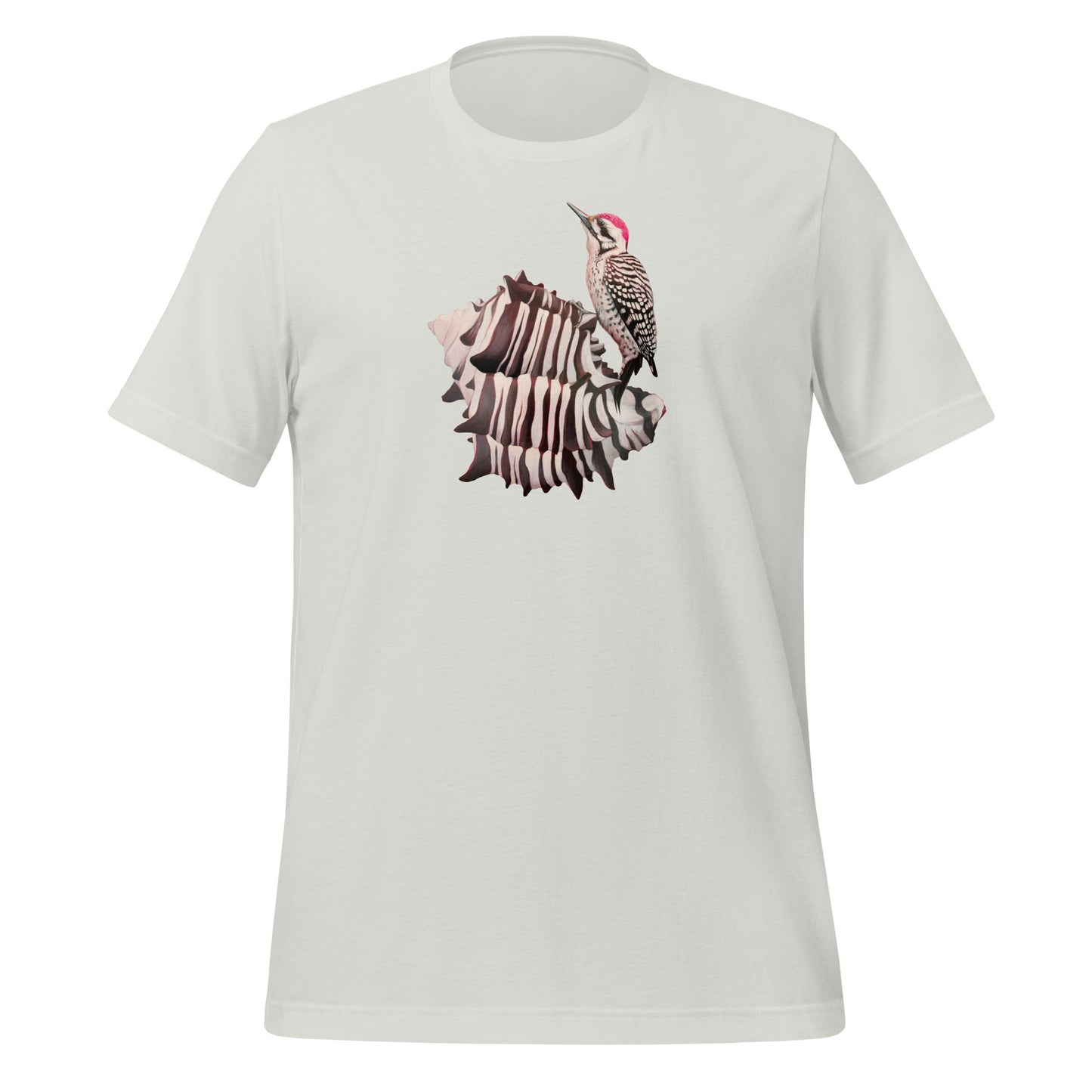 Woodpecker on Murex Lightweight Cotton Unisex T-Shirt