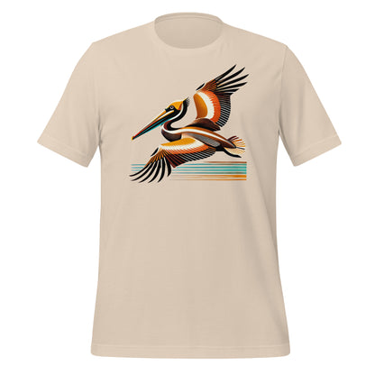 Brown Pelican Unisex Lightweight Cotton T-shirt