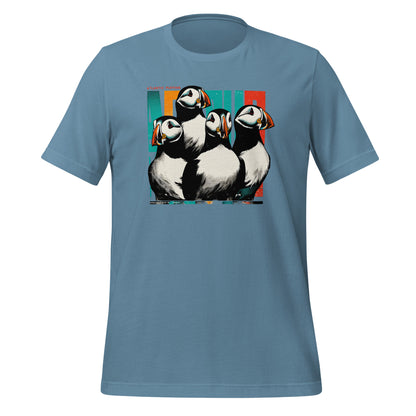 Atlantic Puffins Lightweight Cotton Unisex T-Shirt