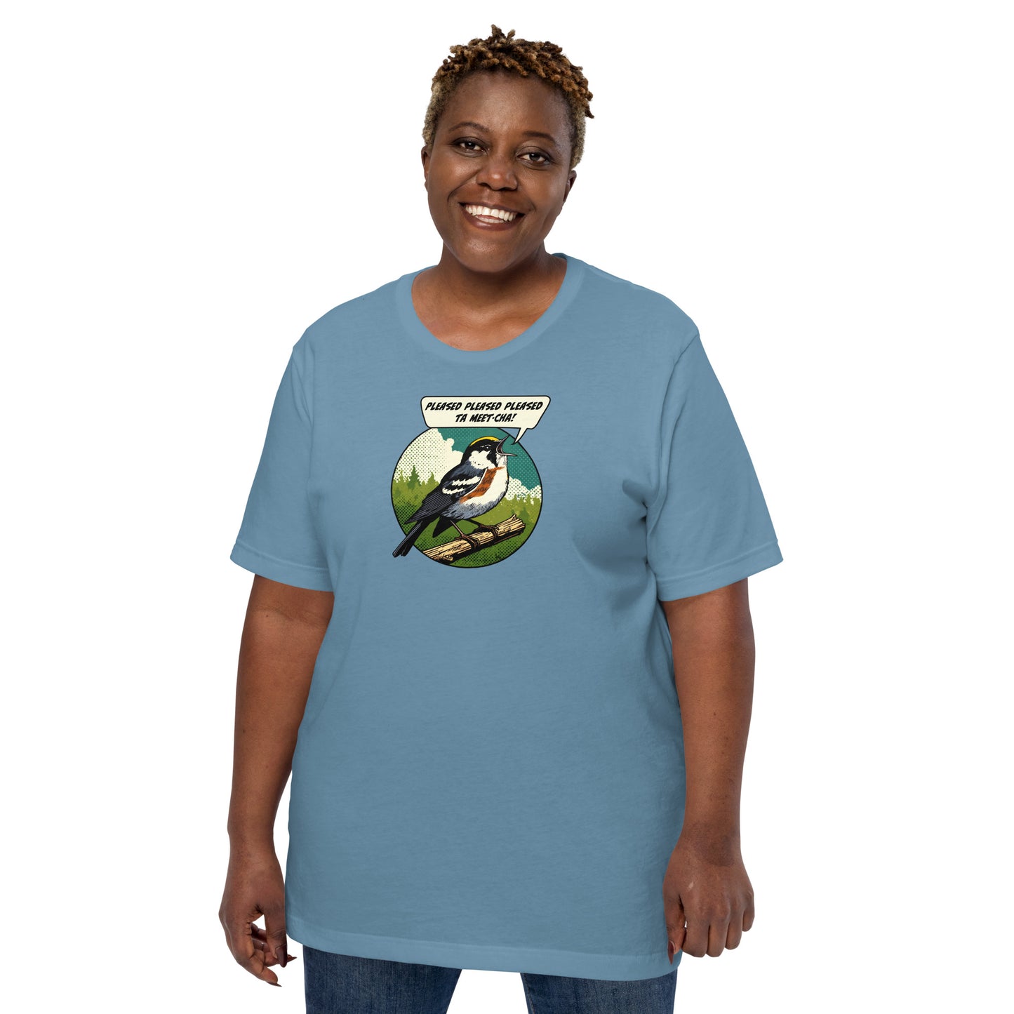 Chestnut-Sided Warbler Lightweight Cotton Unisex T-Shirt