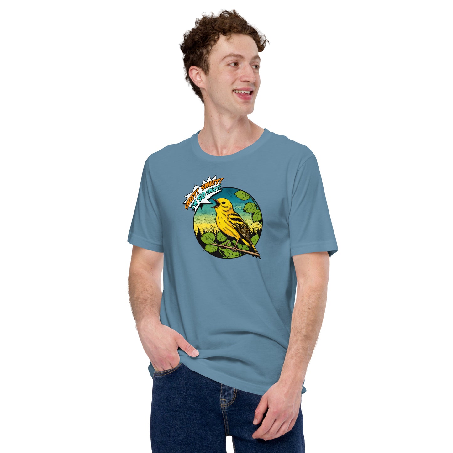 Yellow Warbler Lightweight Cotton Unisex T-Shirt