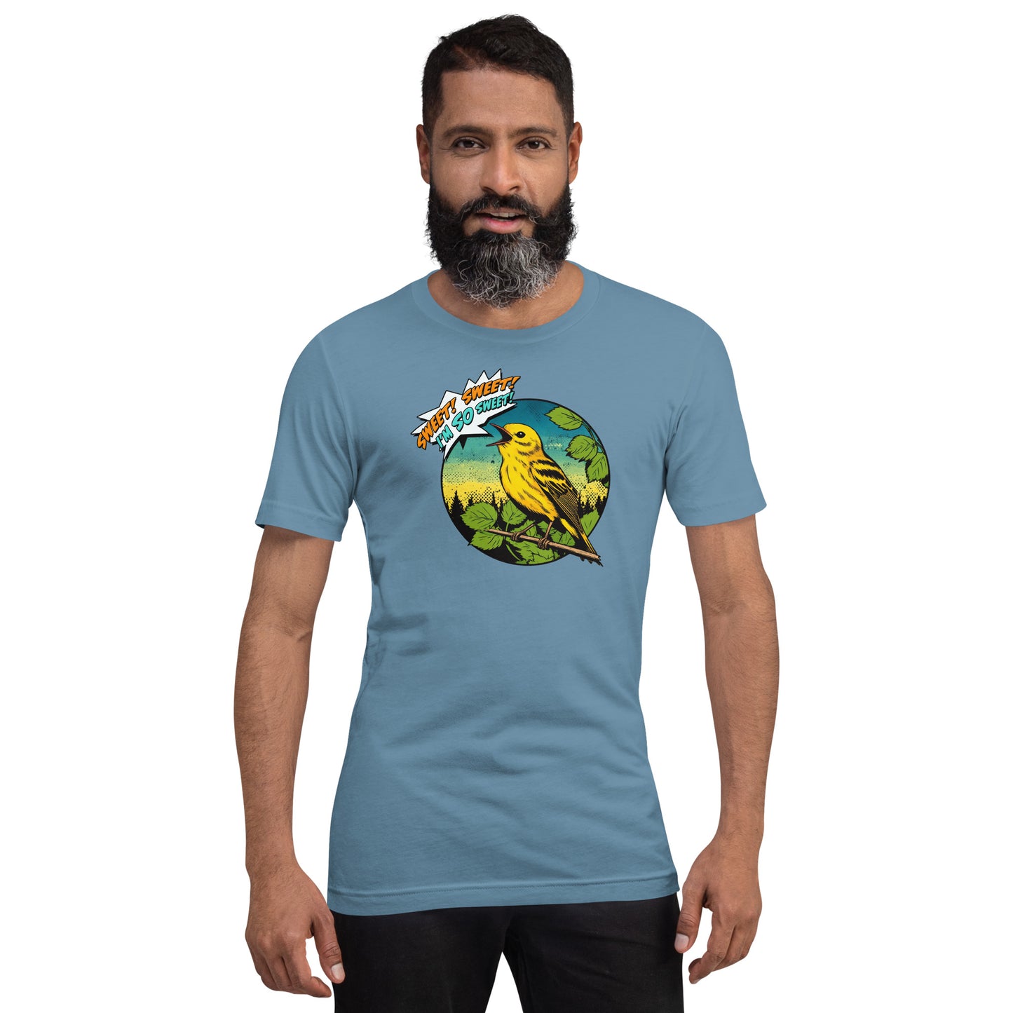 Yellow Warbler Lightweight Cotton Unisex T-Shirt