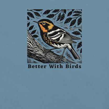 Blackburnian Warbler Lightweight Cotton Unisex T-Shirt