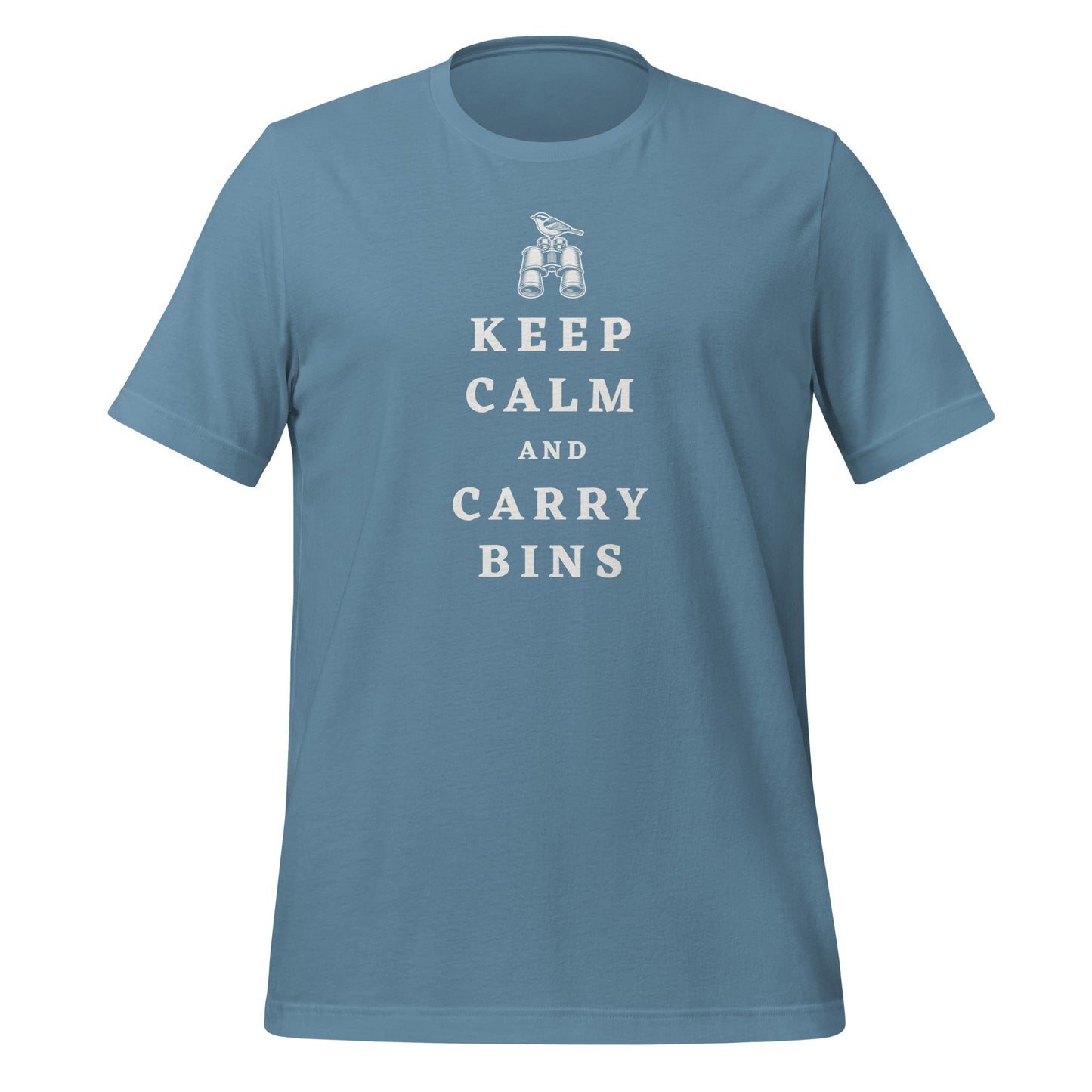 Keep Calm and Carry Bins Lightweight Cotton Unisex T-Shirt