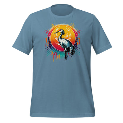 Sandhill Crane Unisex Lightweight Cotton T-shirt