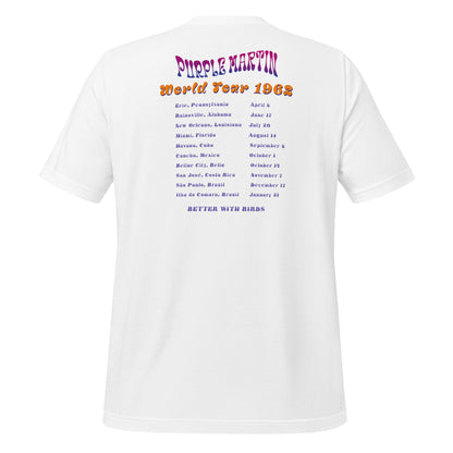 Purple Martin Lightweight Cotton Unisex T-Shirt