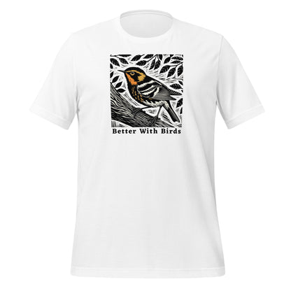 Blackburnian Warbler Lightweight Cotton Unisex T-Shirt