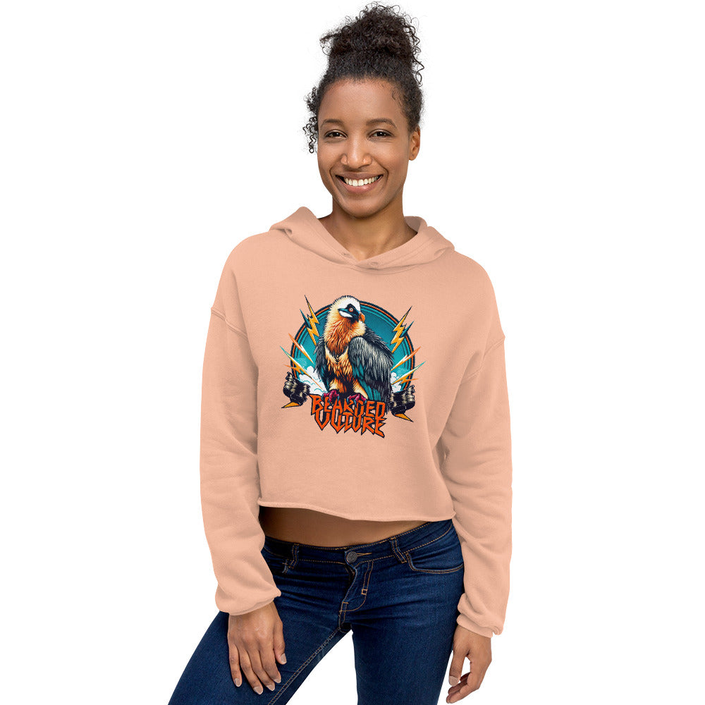 Bearded Vulture Crop Hoodie