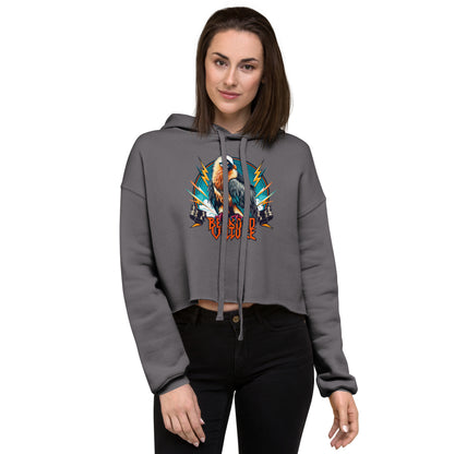 Bearded Vulture Crop Hoodie