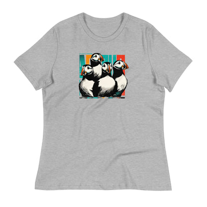 Atlantic Puffins Women's Relaxed T-Shirt