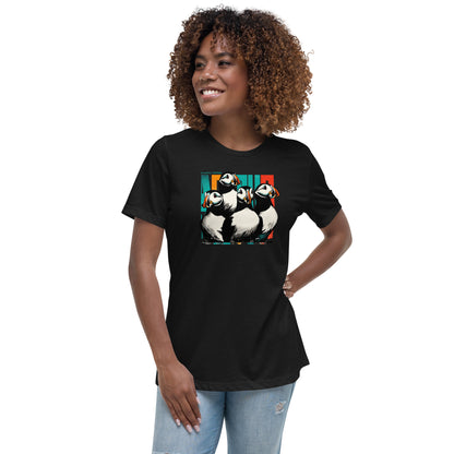 Atlantic Puffins Women's Relaxed T-Shirt