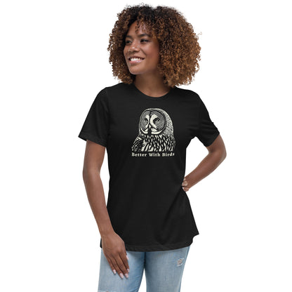 Great Gray Owl Women's Relaxed T-Shirt