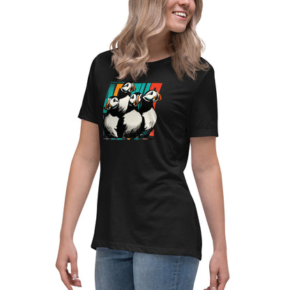 Atlantic Puffins Women's Relaxed T-Shirt