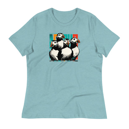 Atlantic Puffins Women's Relaxed T-Shirt