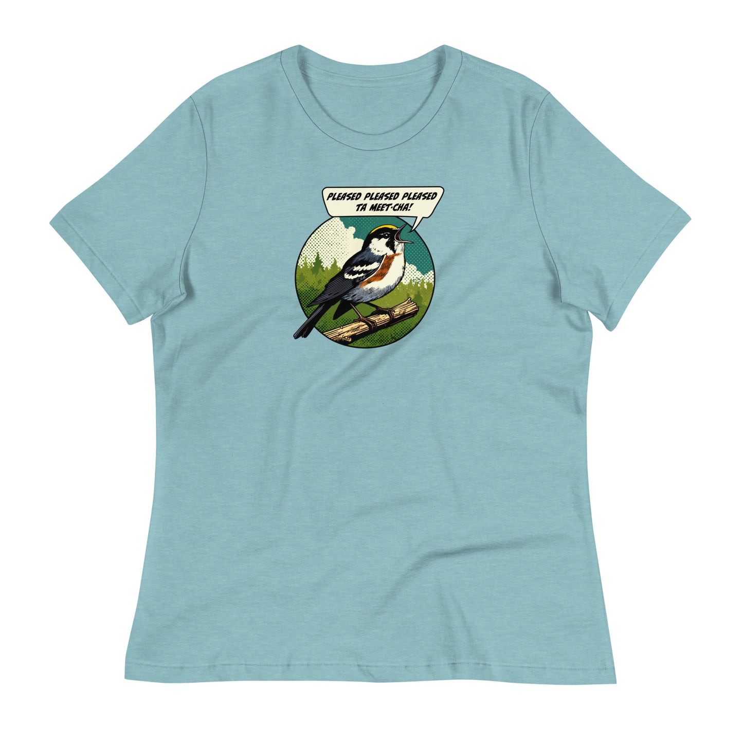 Chestnut-Sided Warbler Women's Relaxed T-Shirt