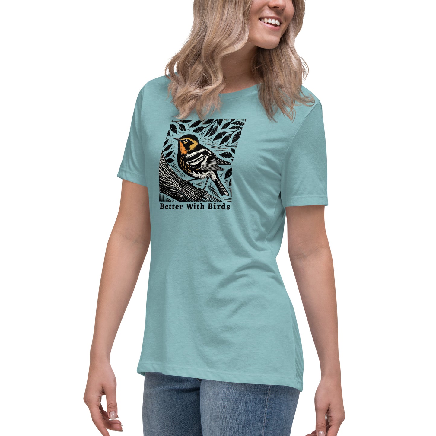 Blackburnian Warbler Women's Relaxed T-Shirt