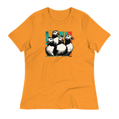 Atlantic Puffins Women's Relaxed T-Shirt