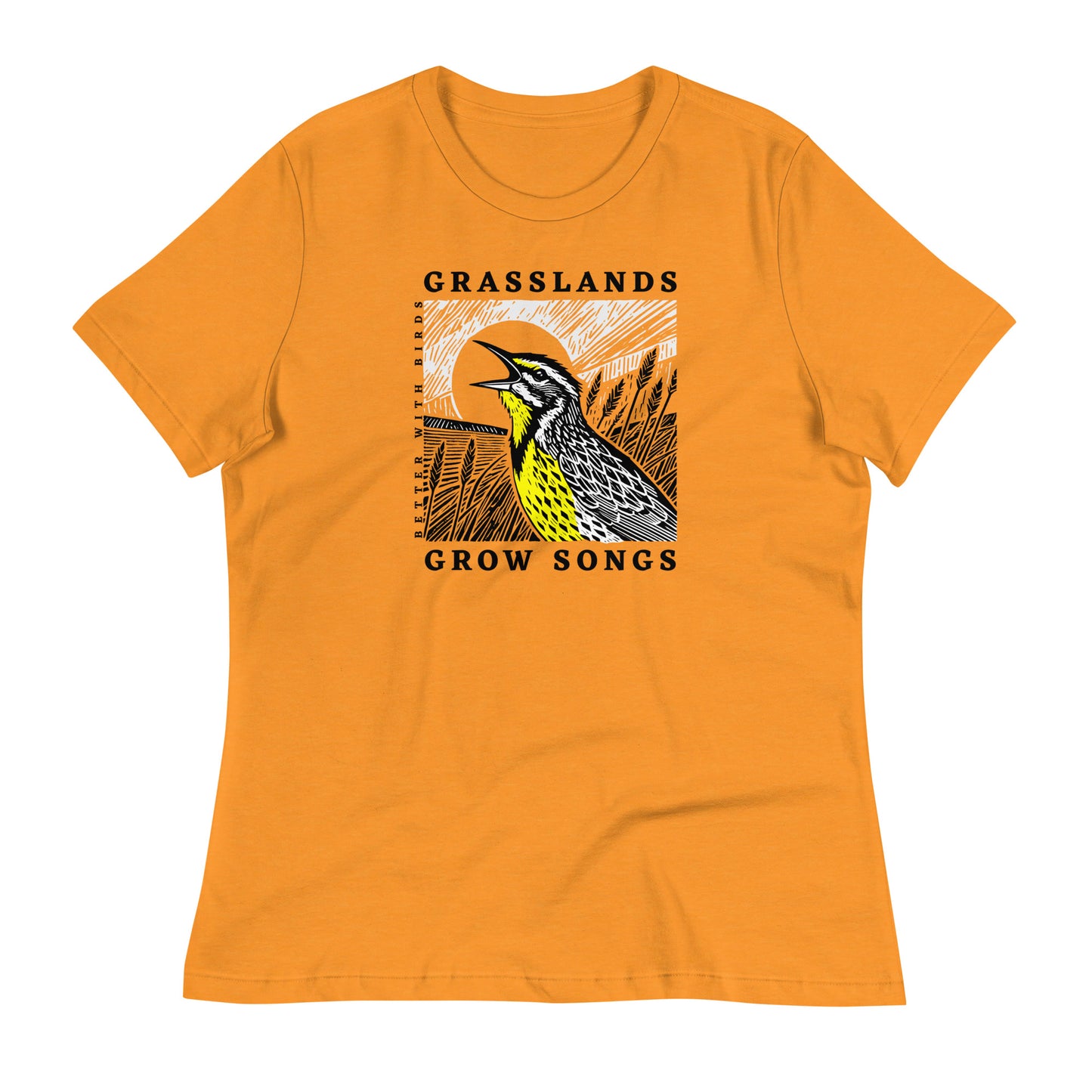 Grasslands Grow Songs Women's Relaxed T-Shirt