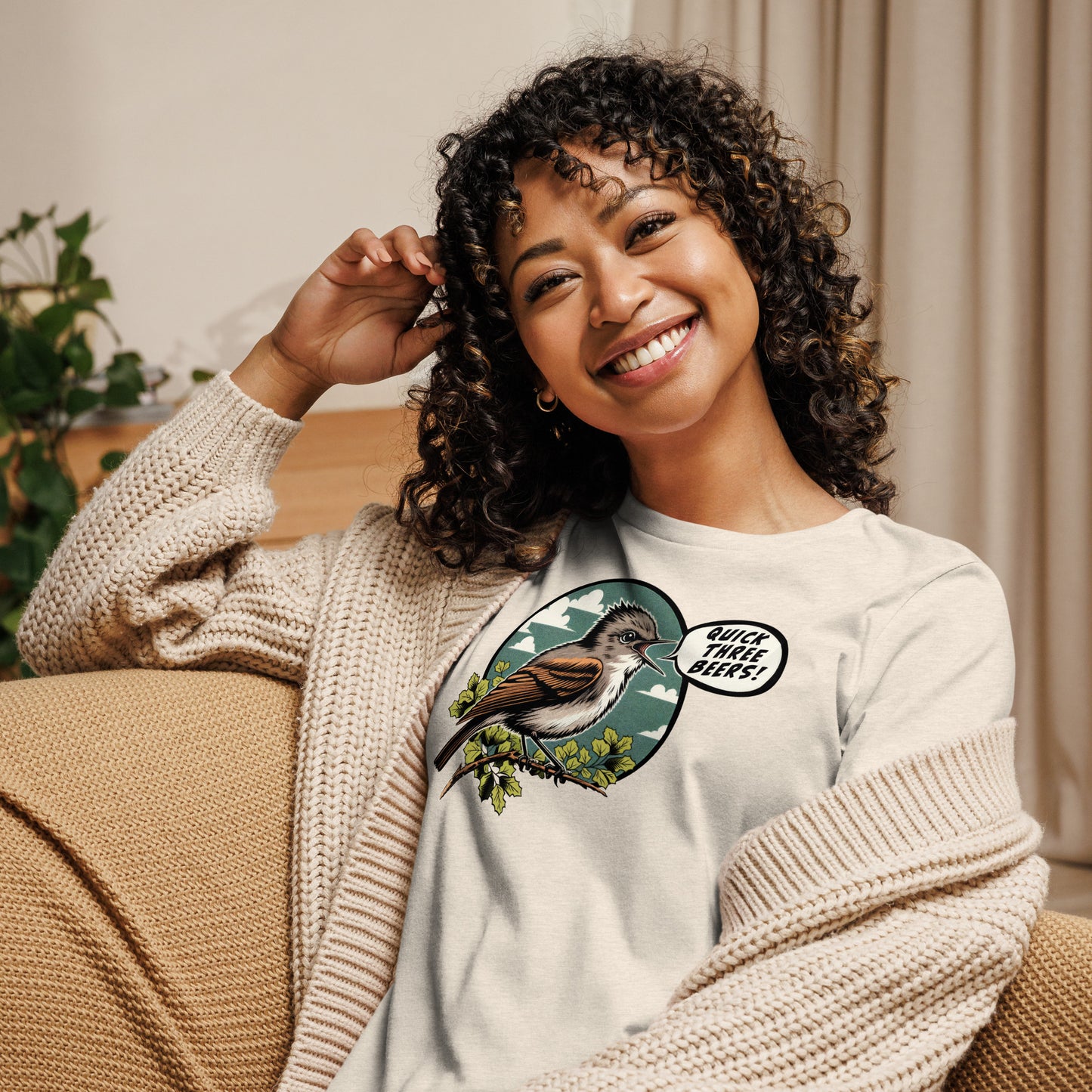 Olive-Sided Flycatcher Women's Relaxed T-Shirt