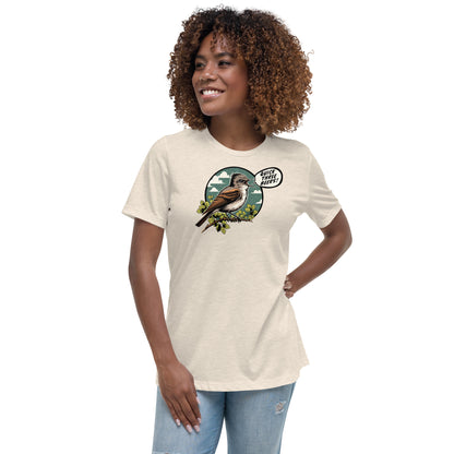 Olive-Sided Flycatcher Women's Relaxed T-Shirt