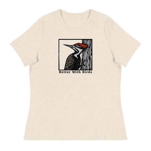 Pileated Woodpecker Women's Relaxed T-Shirt