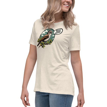 Olive-Sided Flycatcher Women's Relaxed T-Shirt