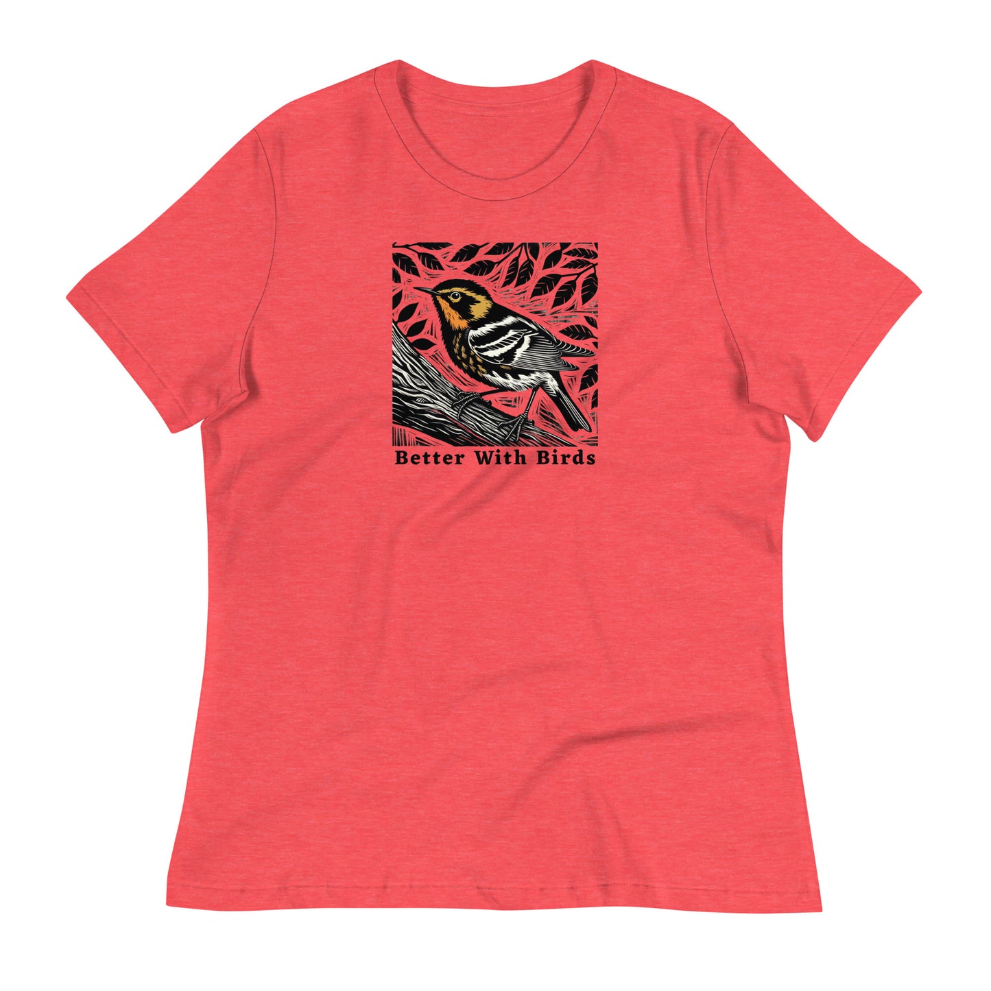 Blackburnian Warbler Women's Relaxed T-Shirt