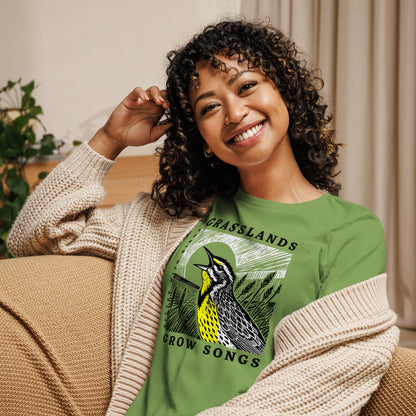 Grasslands Grow Songs Women's Relaxed T-Shirt